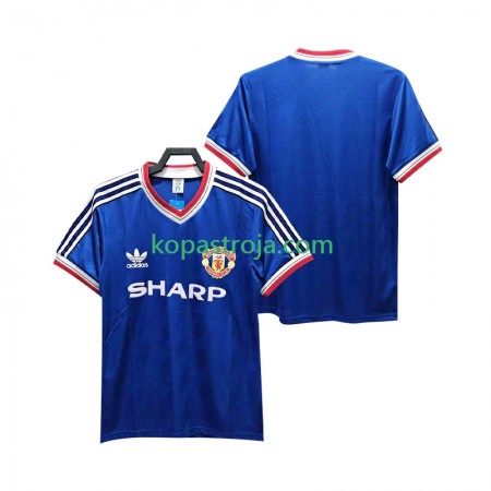 Billiga Fotbollströjor Manchester United Retro Tredje tröja 1986 1988 Kortärmad